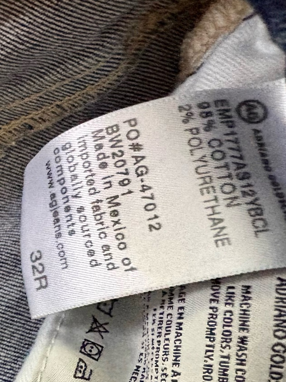 AG Adriano Goldschmied Dark Blue Skinny Jeans - Picture 4 of 5
